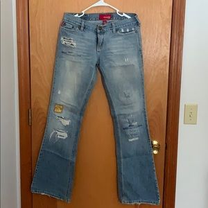 Hollister ripped jeans